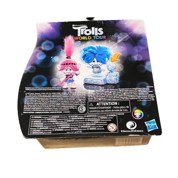 Trolls World Tour Rock City Bobble Head 2‎ Figurines  New - Picture 2 of 6